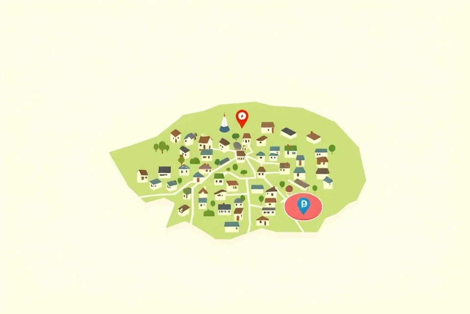 Carte du secteur d'intervention autour de Val-de-Reuil (27100)